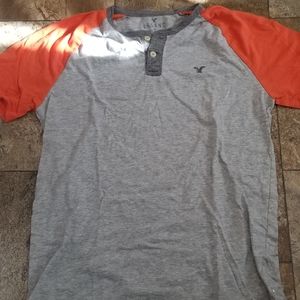 American Eagle short sleeve Henley